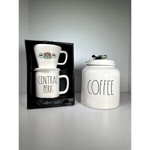 Rae Dunn “Friends” Mug + Pour-Over Gift Set BNIB & Coffee Canister NWOT Bundle
